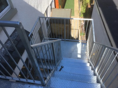 Balconies, fire escapes and handrails in Southport