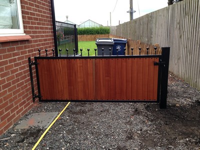Timber Panelled Gates in Southport